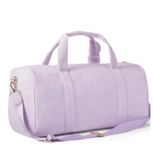 Brand New Stoney Clover Lane duffle bag with hearts